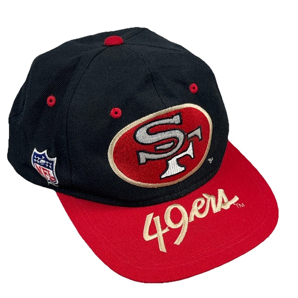 Vintage San Francisco 49ers Hat Snapback Sports Specialties 90s Wool Script Bill